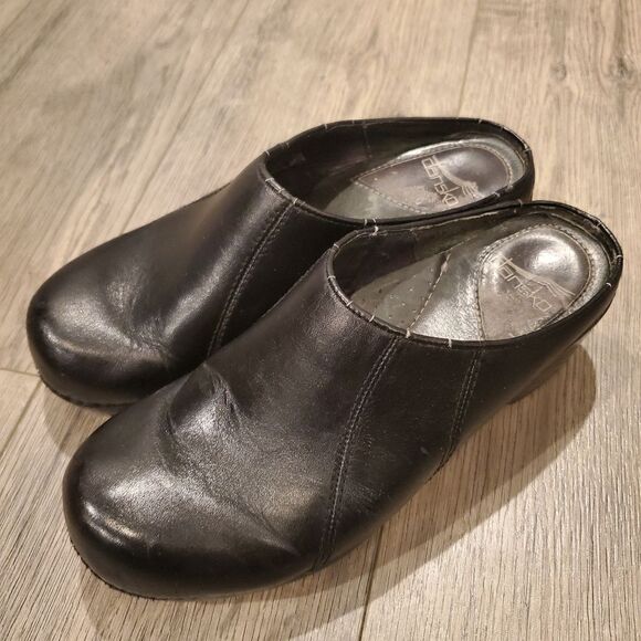 Dansko Womens Black Mules - Picture 1 of 7